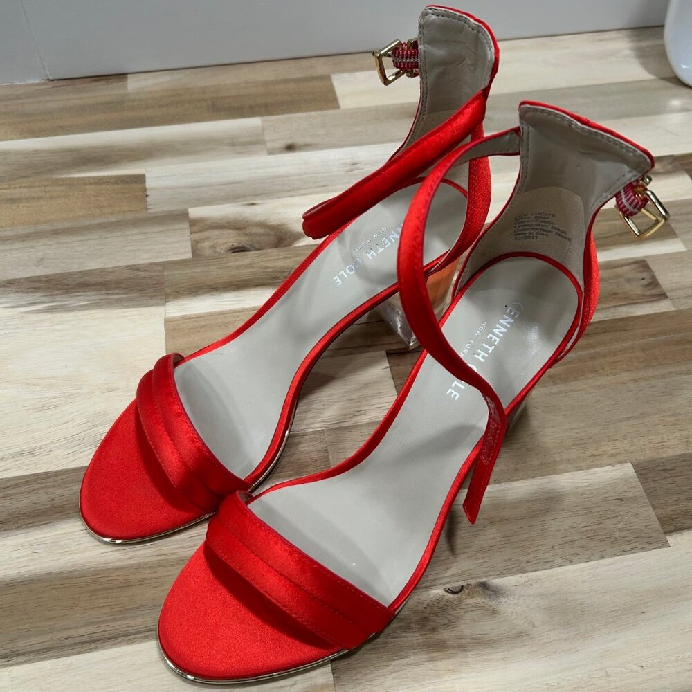 Kenneth Cole New York Sandals-Lex Lucite-Gently Used